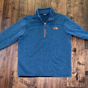 North Face heavy weight quarter zip